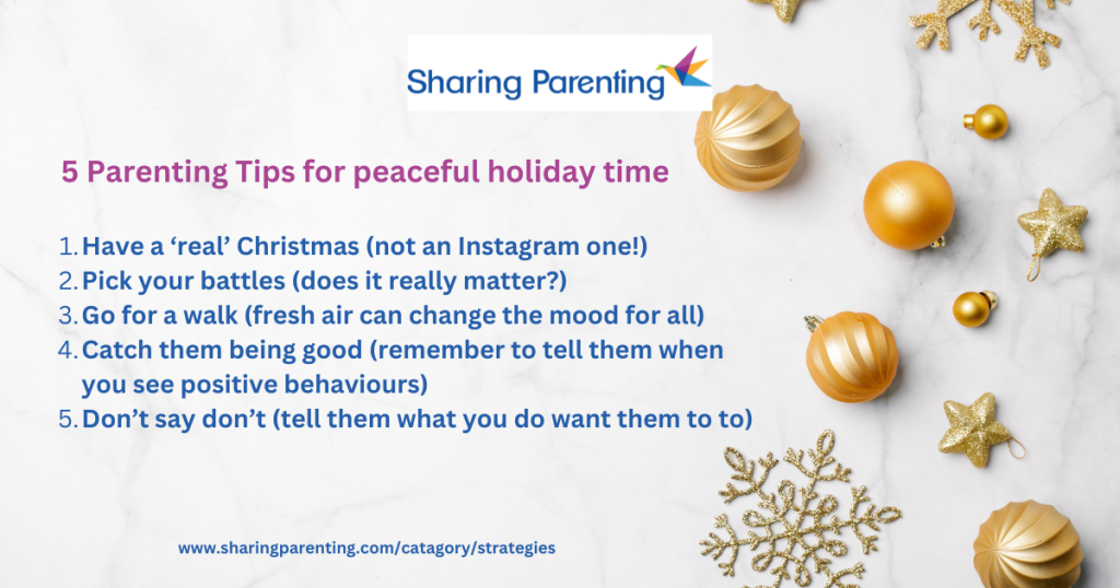 5 parenting tips for the holidays